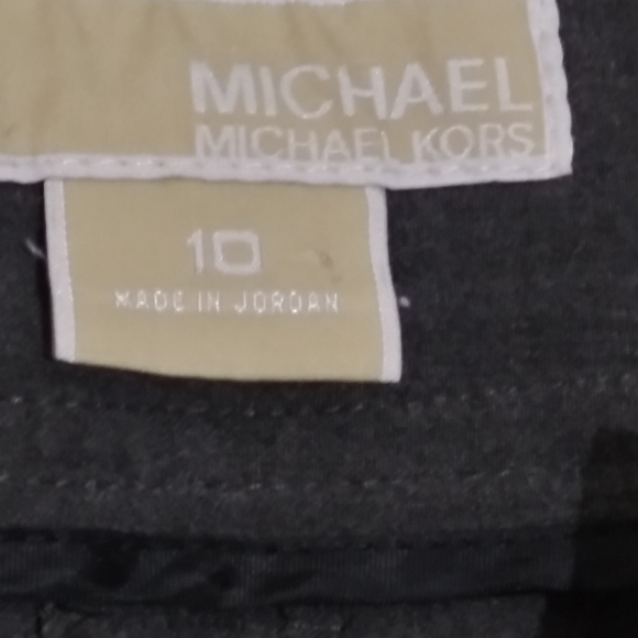 Michael Kors light gray slacks sz 10 - Picture 9 of 9